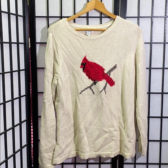 Croft Barrow Cardinal Sweater Size Xl 